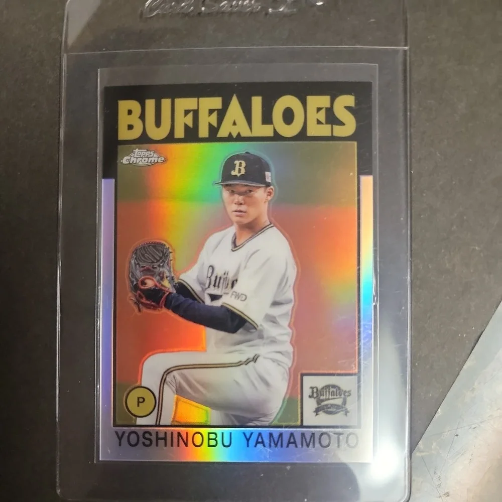 Yoshinobu Yamamoto 2021 Topps Chrome NPB  1986 Insert